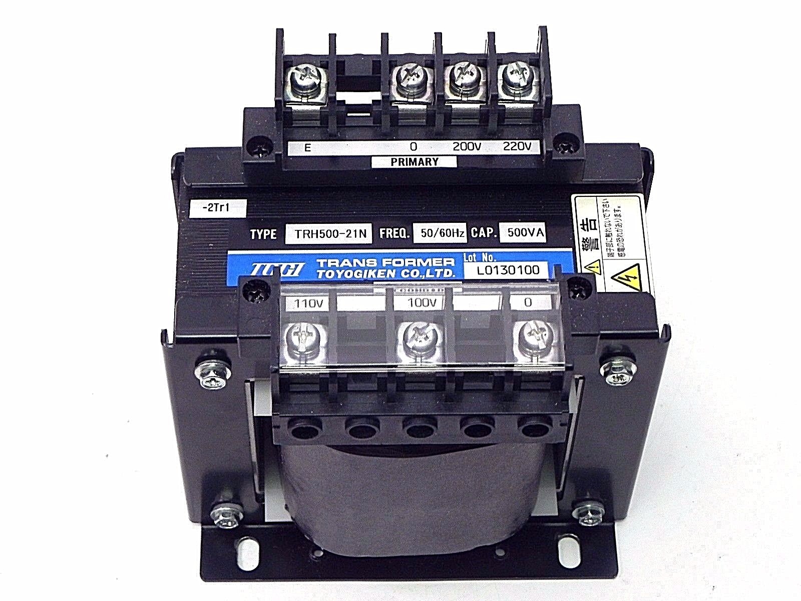 Used NEW TOGI TRH500-21N TRANSFORMER L0130100, 50/60HZ, 500VA
