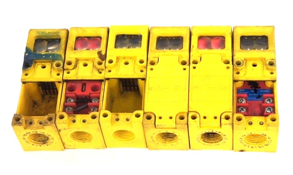 Used LOT OF 6 BANNER DX1 SCANNER BLOCK MULTI-BEAM