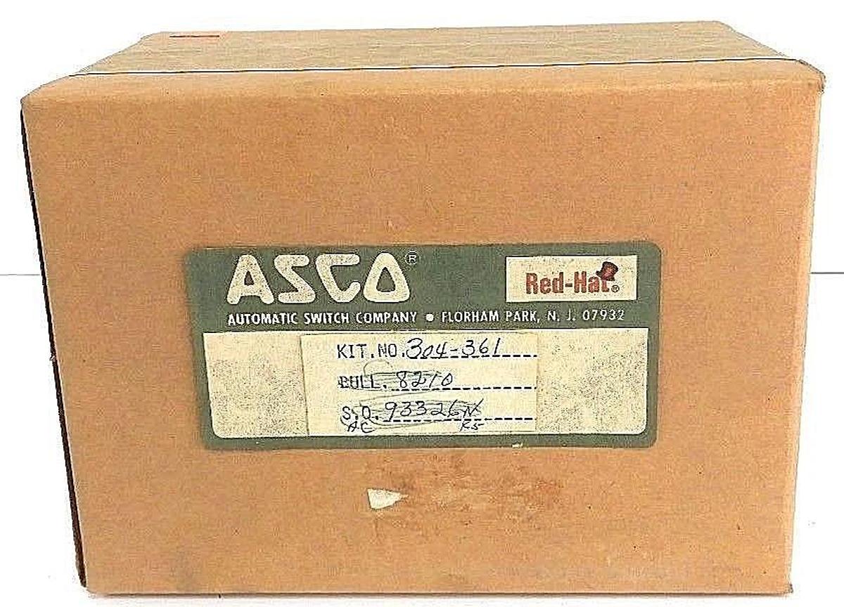 Used FACTORY SEALED ASCO 304-361 REBUILD KIT 8210, 304361