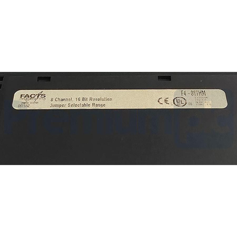 Used FACTS ENGINEERING F4-08THM DirectLOGIC DL405 THERMOCOUPLE TEMP INPUT MODULE NSMP