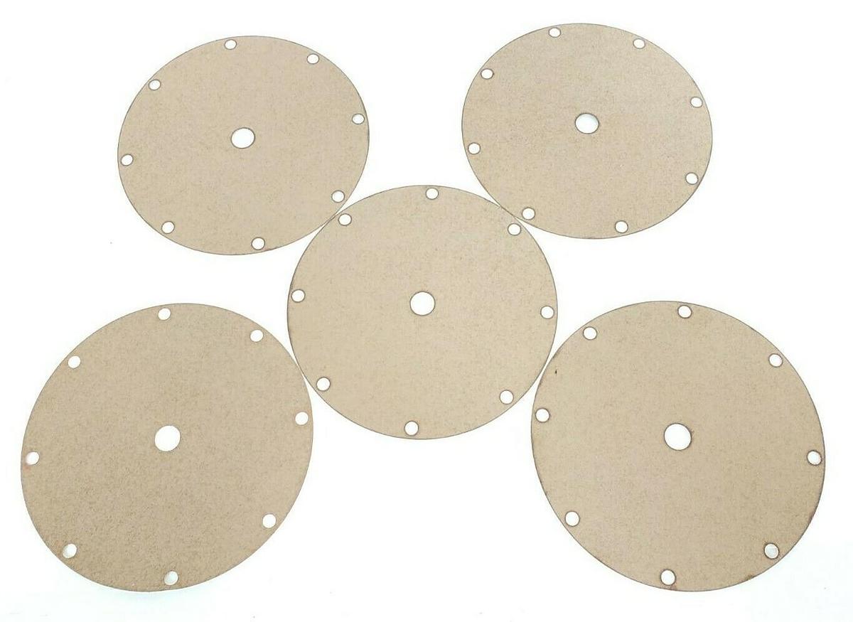 Used LOT OF 5 KRONES 8-F00-11-3948 PADS T=0.5 OD=141.0, 0002374726