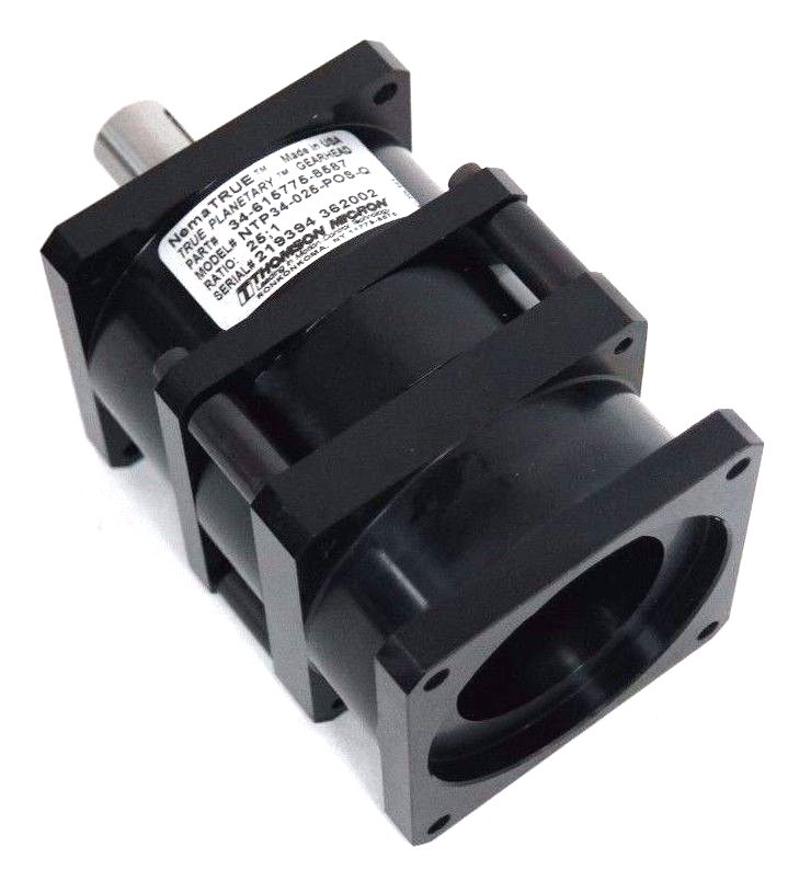 Used NEW THOMSON MICRON 34-615775-8587 TRUE PLANETARY GEARHEAD NTP34-025-POS-Q