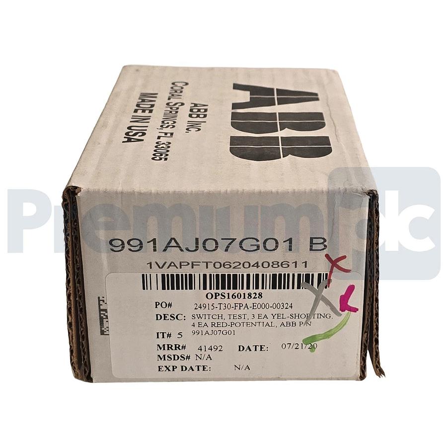 Used ABB 991AJ07G01 B | FT-1 Stand Alone 10-Pole Flexitest Test Switch Code: FT1-J07