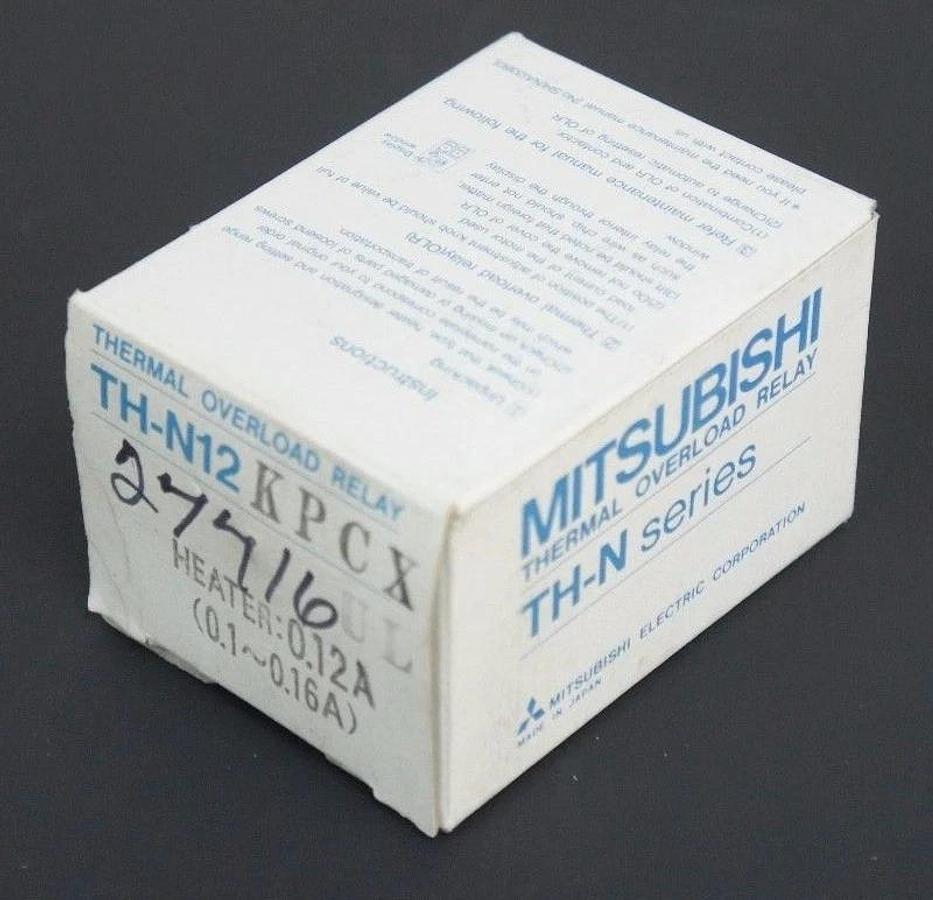 NIB MITSUBISHI TH-N12KPUL THERMAL OVERLOAD RELAY 0.1-0.16A THN12KPUL