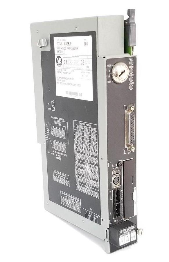Used ALLEN BRADLEY 1785-L30B/E PLC-5/30 PROCESSOR REV. J01, F/W REV: D.1