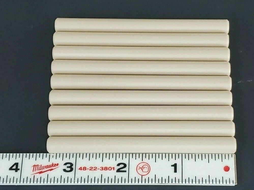Used LOT OF 9 NEW GENERIC SMC MISUMI WHITE PLASTIC ROLLERS