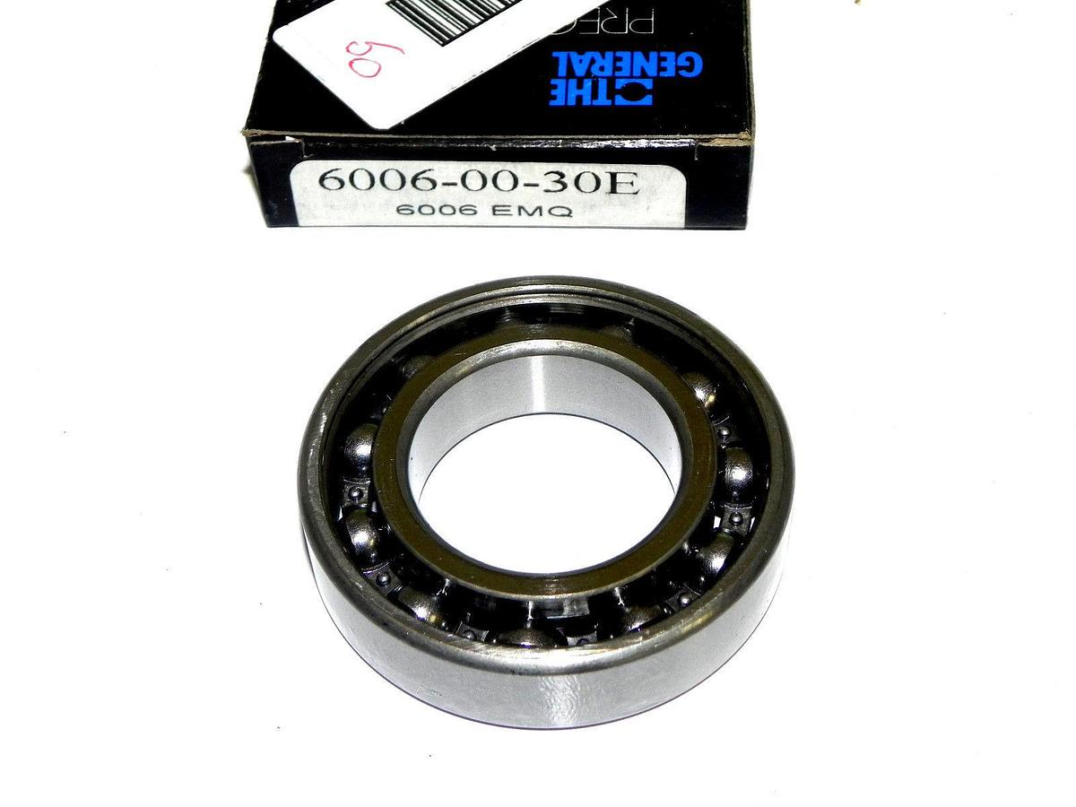Used NIB GENERAL BEARING 6006-00-30E BEARING 6006 EMQ, 60060030E
