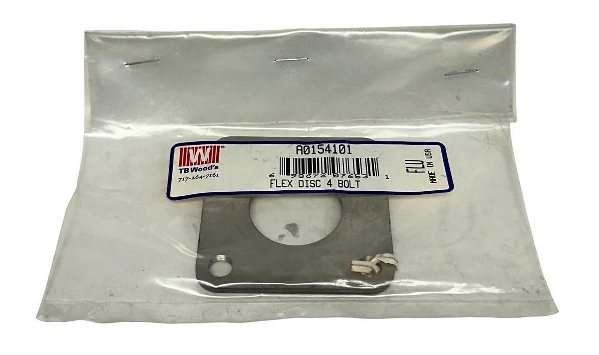 Used NEW TB WOODS A015-4101 / A0154101 FLEX DISC 4-BOLT NSMP