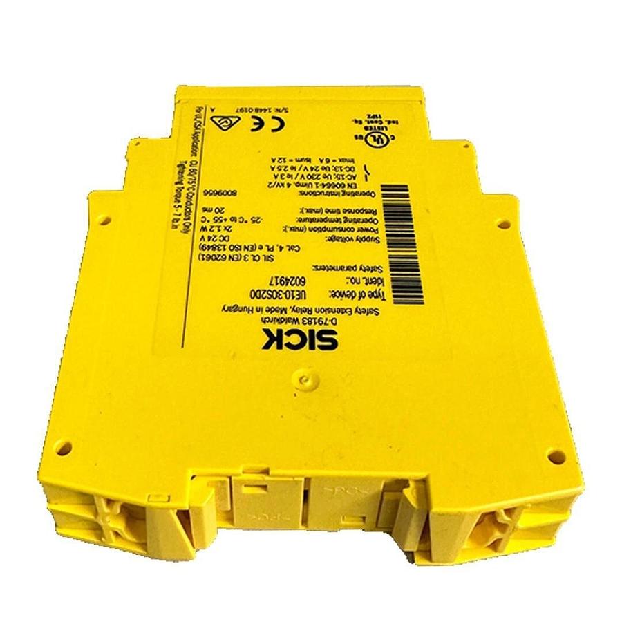 Used SICK UE10-3OS2D0 / UE103OS2D0 SAFETY RELAY 6024917 24VDC 2.4W UE10-3OS