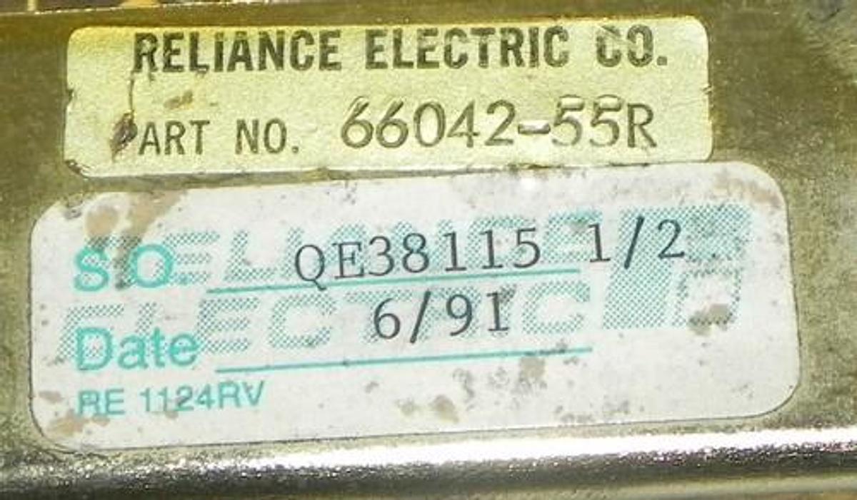 Used RELIANCE ELECTRIC 66042-55R PC BOARD 82746-27A REPAIRED