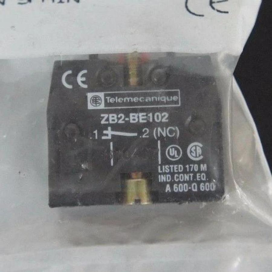 Used LOT OF 3 NEW TELEMECANIQUE ZB2BE102 CONTACT BLOCKS