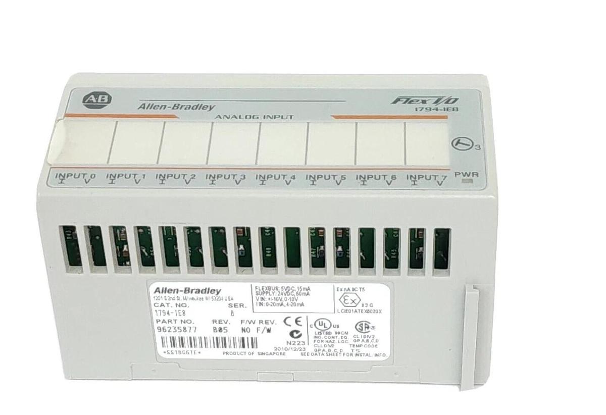 Used ALLEN BRADLEY 1794-IE8 SER. B FLEX 8 POINT ANALOG INPUT MODULE