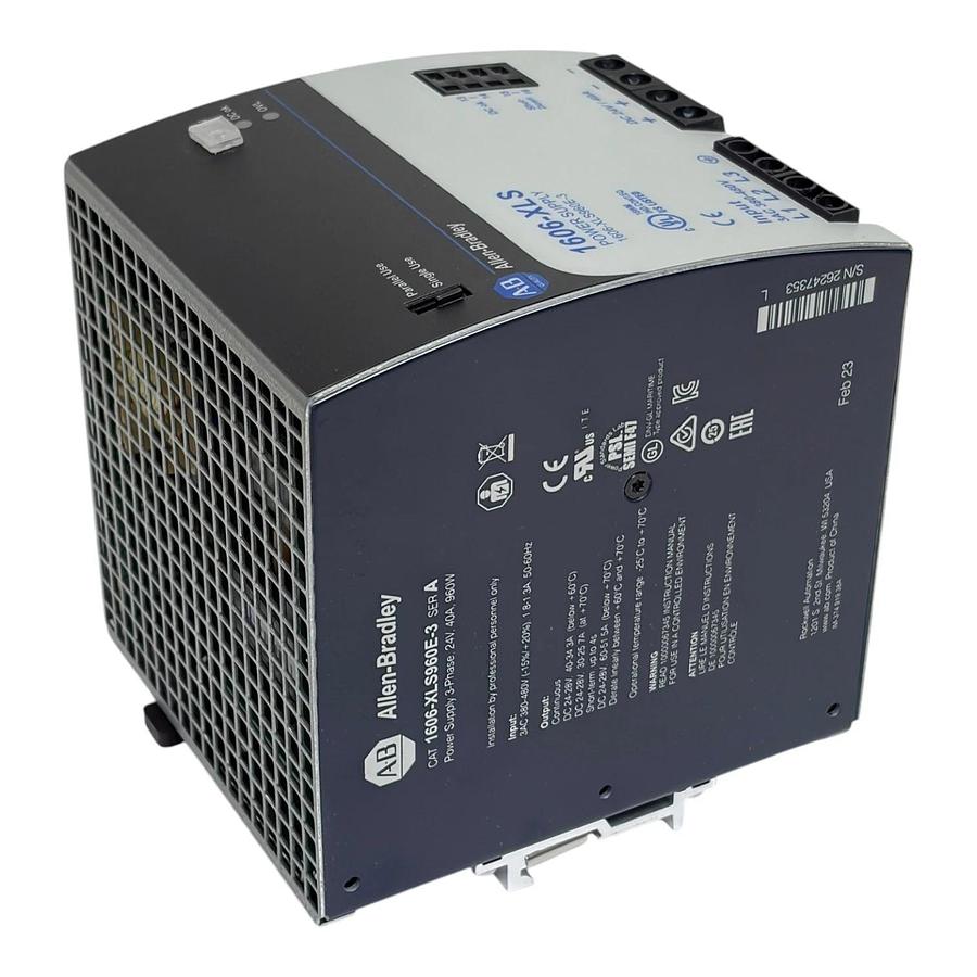 Used NEW ALLEN BRADLEY 1606-XLS960E-3 /A 1606-XLS DC POWER SUPPLY 960W 1606XLS960E3