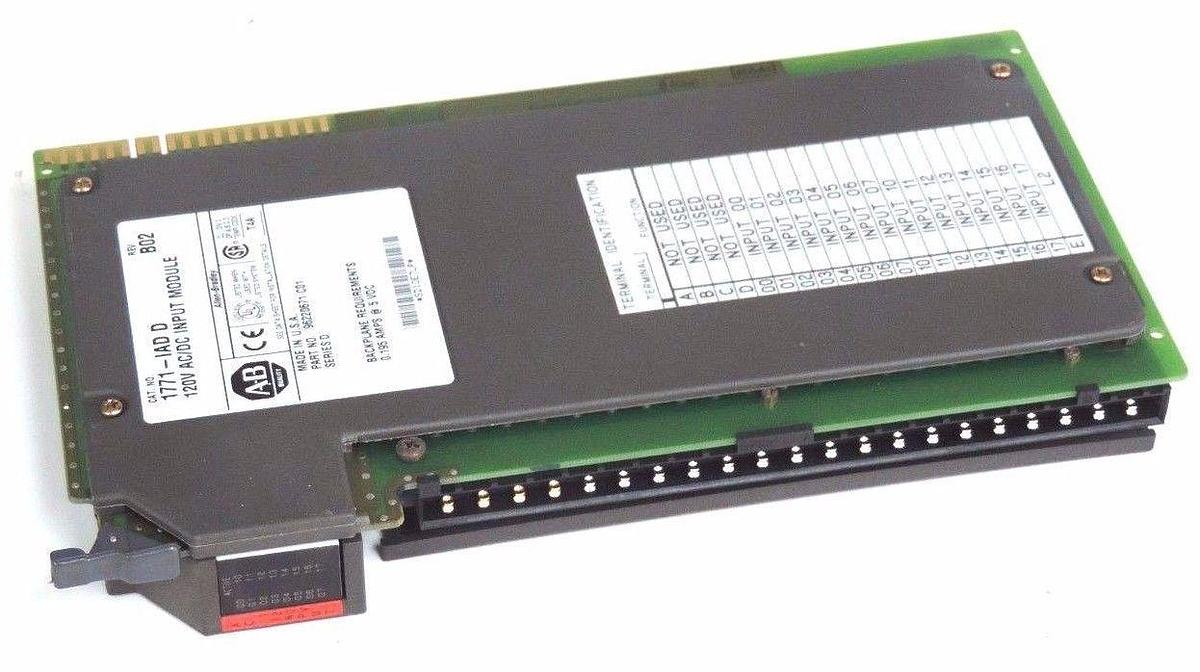 Used LOT OF 11 ALLEN BRADLEY 1771-IAD/D REV. B02 INPUT MODULES 1771IAD, 1771-IAD