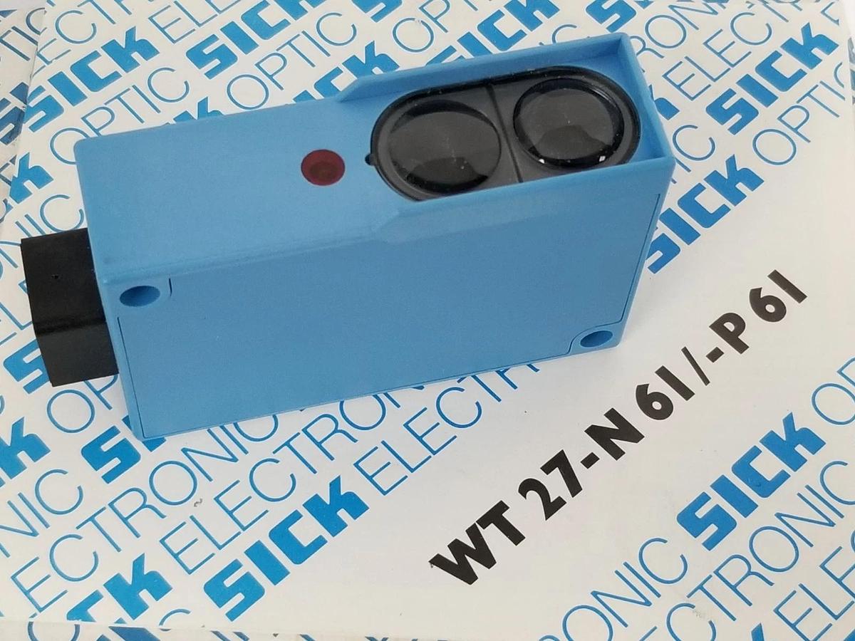 Used NIB SICK OPTIC WT27-P61-167 PHOTOELECTRIC SENSOR 10-30VDC 1005803 WT27P61167