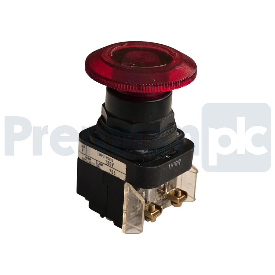 ALLEN BRADLEY 800H-FRXTP16 /F 30mm RED PUSH PULL/TWIST PUSHBUTTON NSNP (read)