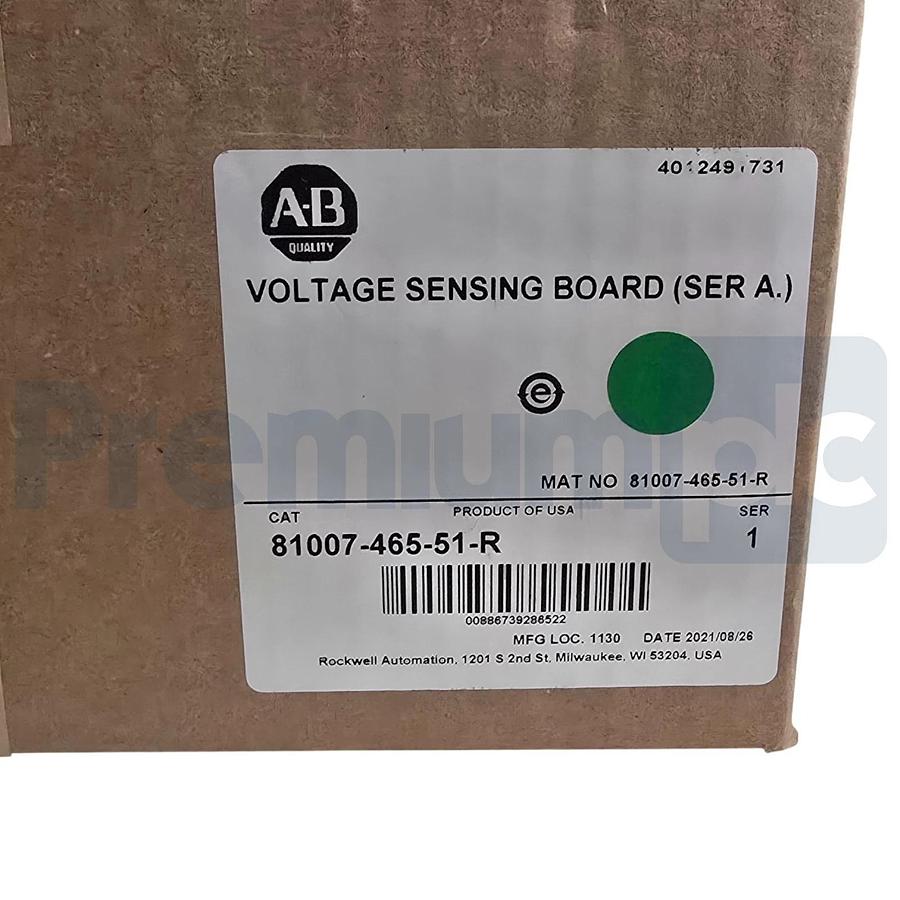 Used Allen Bradley 81007-465-51-R /1 PowerFlex 7000 Voltage Sensing Board Ser. A NSFS