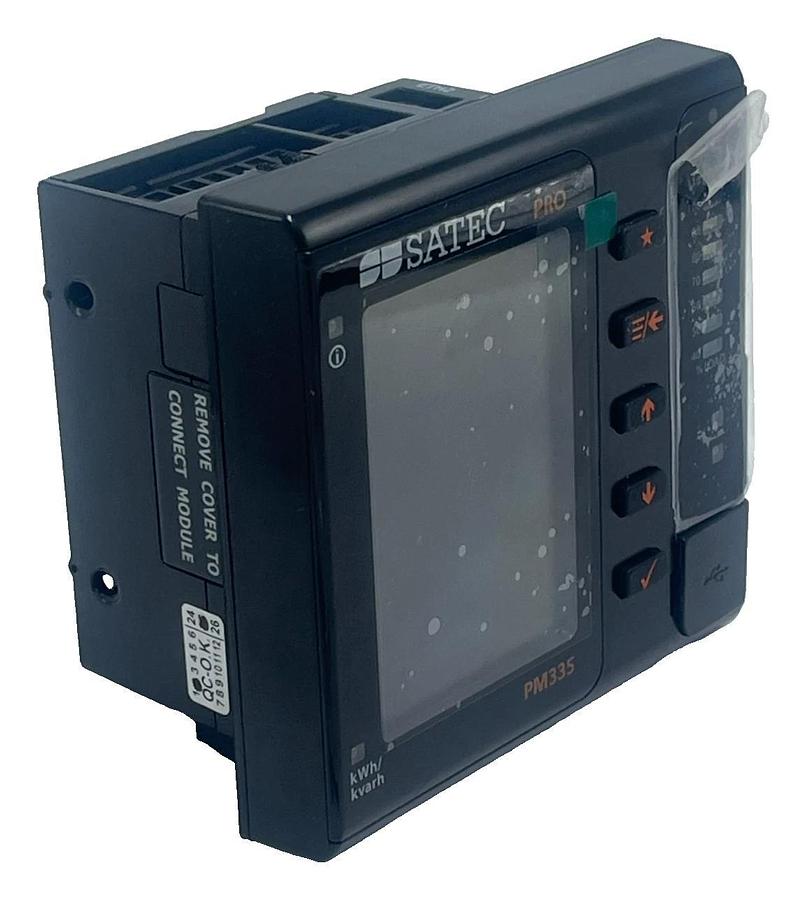 SATEC PM335 PRO AC/DC Power Quality Meter 16GB PRO-PM335-PQ-5-60HZ-ACDC-IOS NSMP