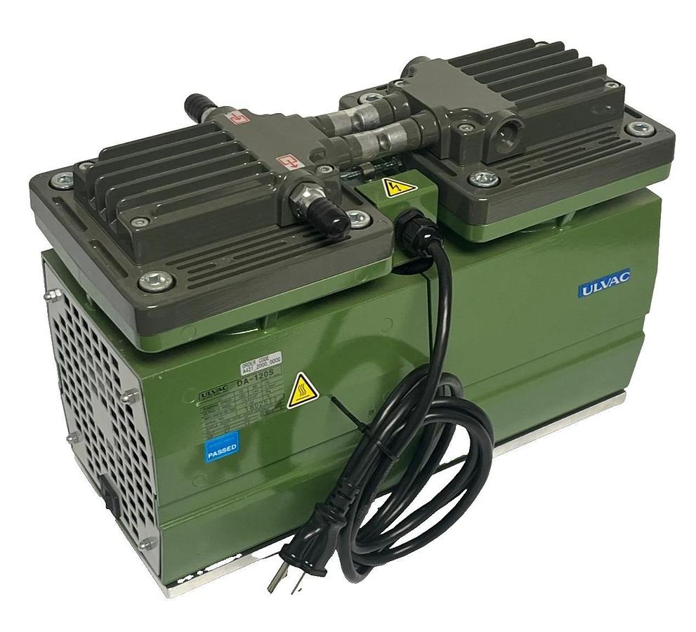 ULVAC DA-120S Diaphragm Vacuum Pump 115V Lab Industrial Oil-Free DA120S