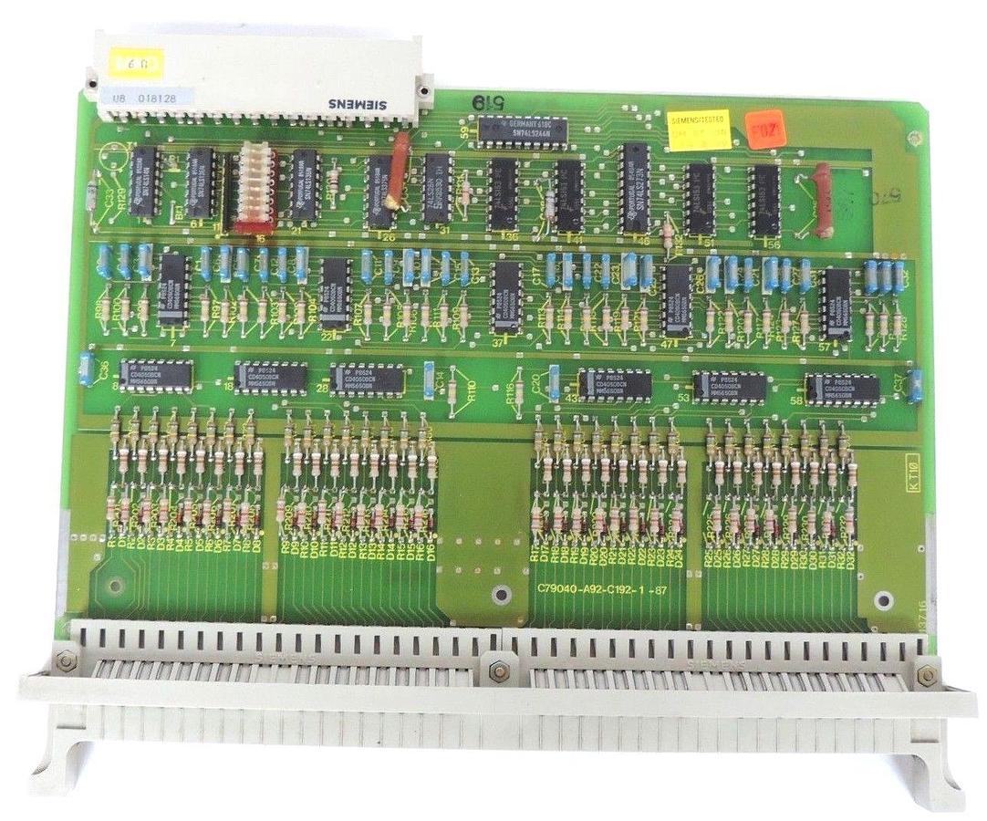 Used SIEMENS C79040-A92-C192-1-87 PC BOARD ASSEMBLY 32WAY, 6ES5420-3BA11