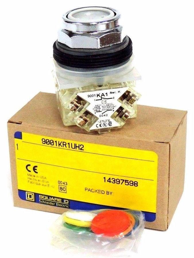 Used NIB SQUARE D 9001KR1UH2 PUSHBUTTON SER K 600VAC