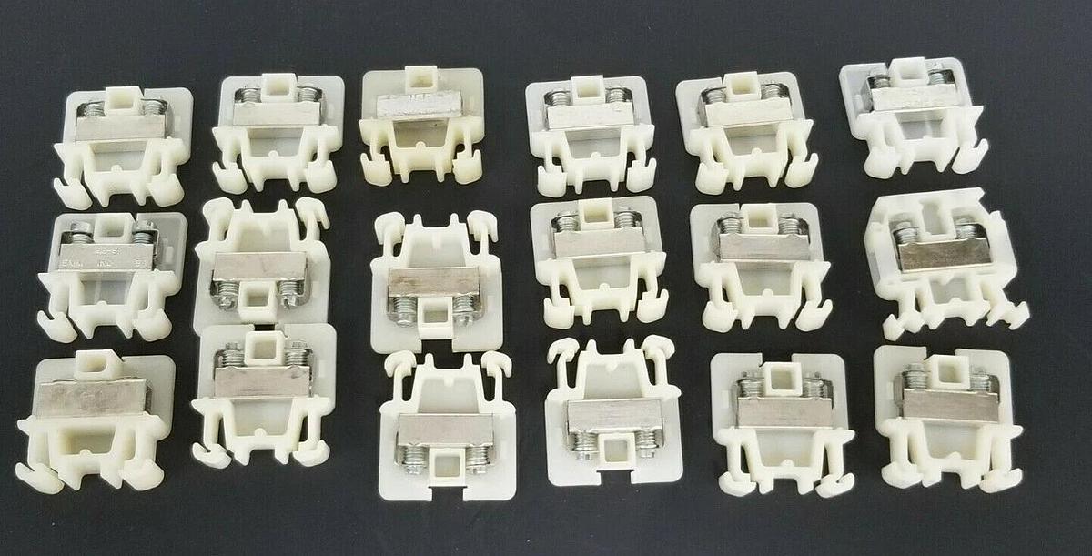 Used LOT OF 10 ALLEN BRADLEY 1492-CA AUX. CONTACTS 1492CA