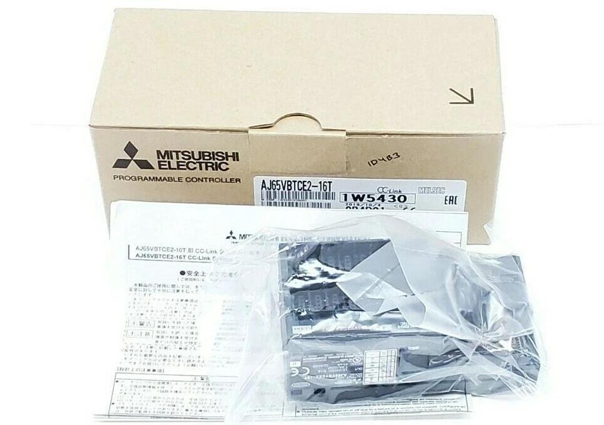 Used NIB MITSUBISHI ELECTRIC AJ65VBTCE2-16T MELSEC CC-LINK AJ65VBTCE216T, 24VDC