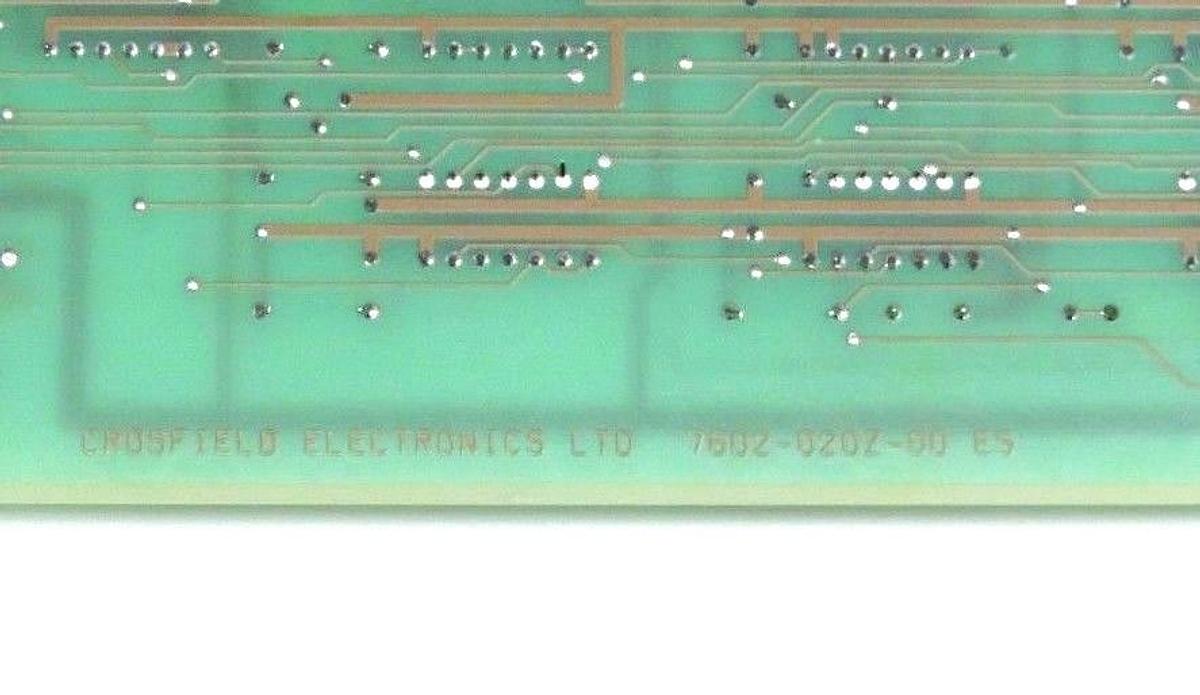 Used CROSFIELD ELECTRONICS 7602-0200 PC INPUT BOARD ASSY 7602-0210 7602-020Z-00