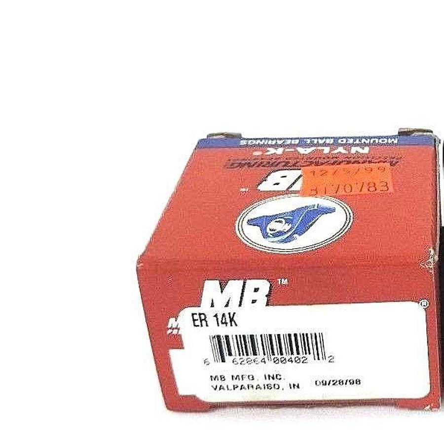 NIB MB ER-14K INSERT BEARING 7/8IN BORE 52MM OD 1-3/8IN W, ER14K