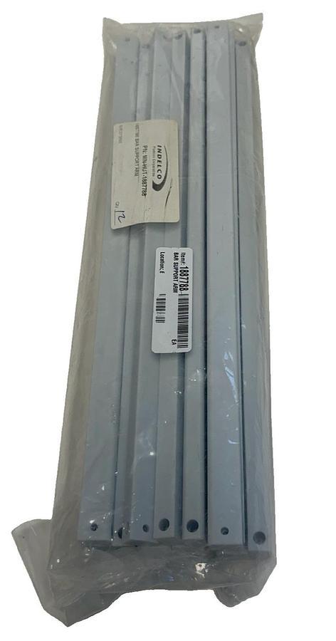 LOT OF 12 NEW INDELCO PLASTICS CORP. MN-HUT-1887788 BAR SUPPORT ARMS 1887788