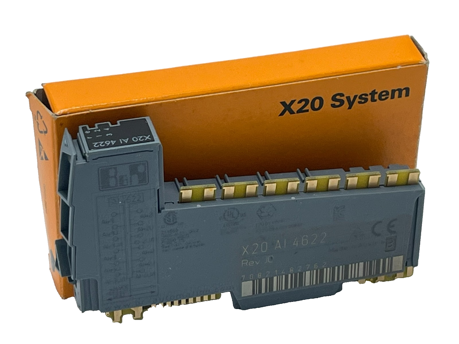 Used B&R X20AI4622 Analog Input Module 4-Channel ±10V / 0-20mA X20 System PLC, NSMP