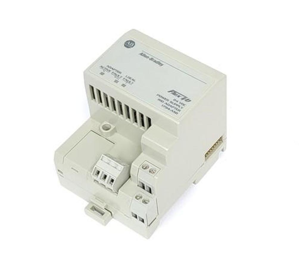 Used ALLEN BRADLEY 1794-ASB SER. C REV. C01 FLEX I/O 24VDC POWER SUPPLY RIO ADAPTER