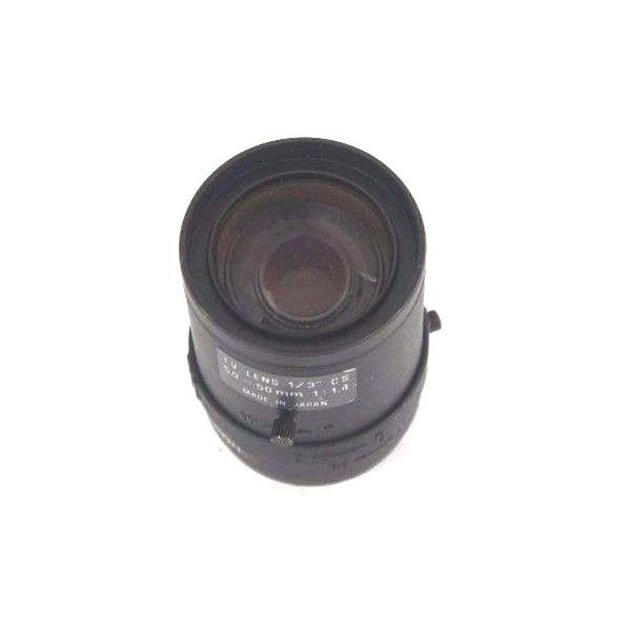 Used TAMRON HIGH RESOLUTION TV LENS 1/3" CS, 5.0-50MM, 1:1.4, 902196