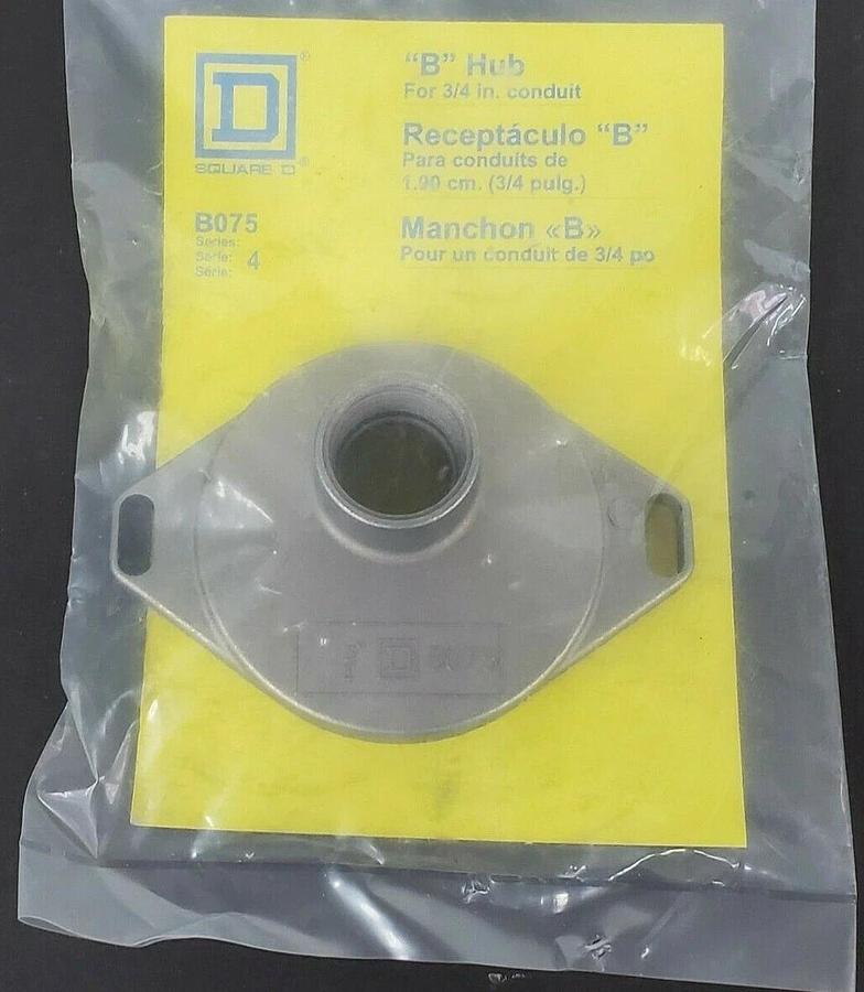Used NEW SQUARE D B705 "B" HUB 3/4''