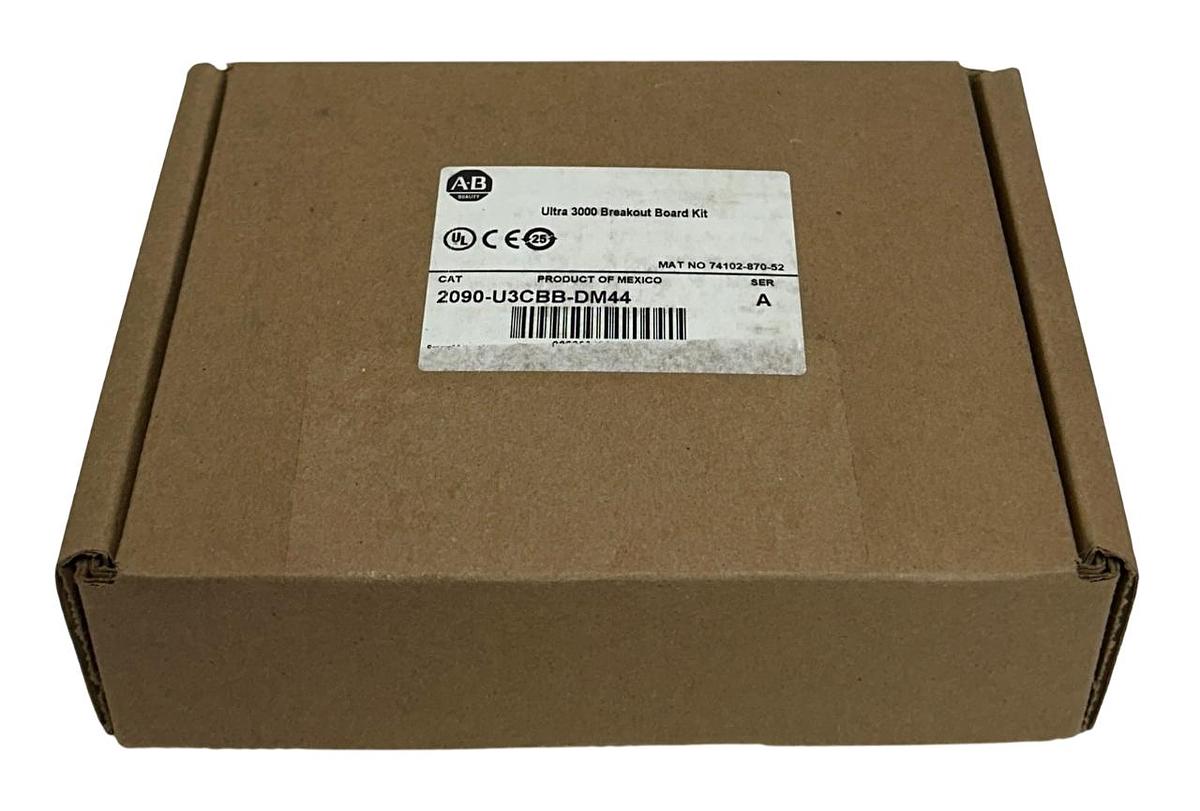 Used ALLEN BRADLEY 2090-U3CBB-DM44 /A ULTRA 3000 BREAKOUT BOARD KIT 44-PIN MALE NSMP