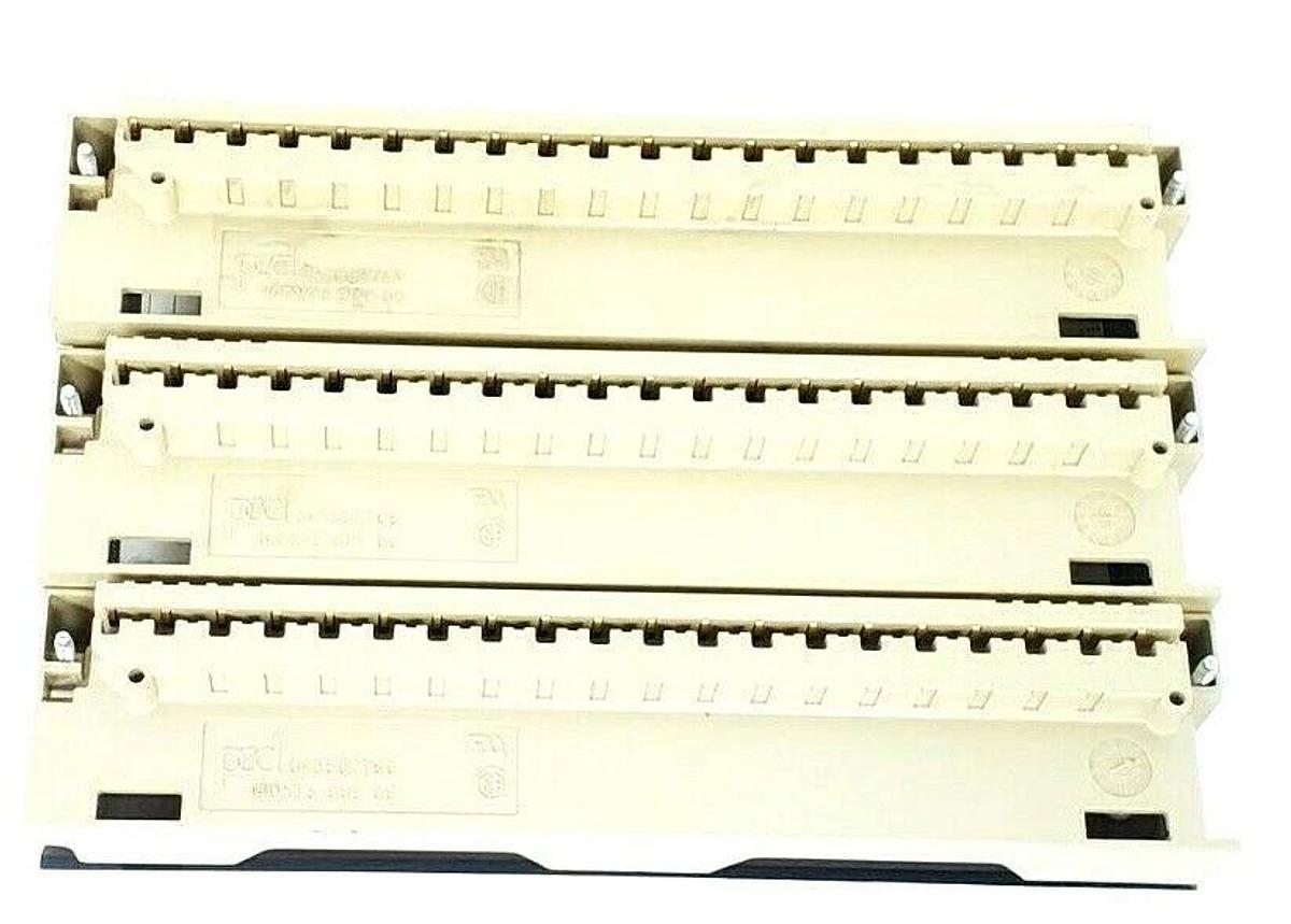 Used LOT OF 3 AEG MODICON 140-XTS-002-00 TERMINAL STRIPS 40 POINTS, 140XTS00200