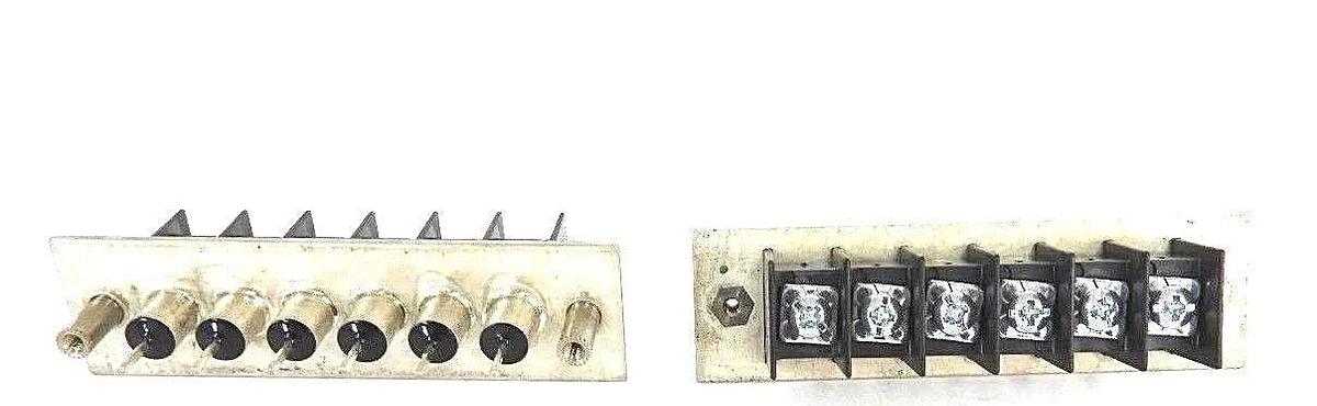 Used LOT OF 2 TUSONIX INC 7606-551N LF TERMINAL BLOCKS AQ 3, SREW, 20, 6