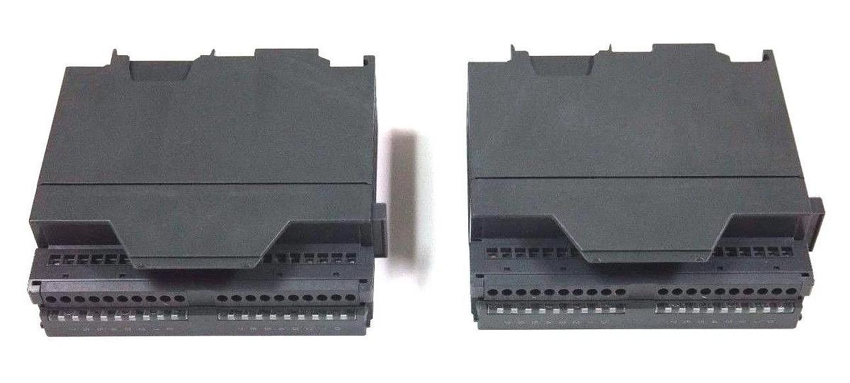 Used LOT OF 2 SIEMENS 6ES7 322-1BH01-0AA0 SIMATIC S7 OUTPUT MODULES 24VDC, .5AMP