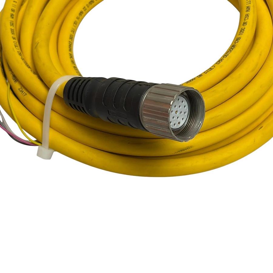 Turck MultiFast U4701-03 19-Pin Female M23 Servo Control Cable ITC E346846 New
