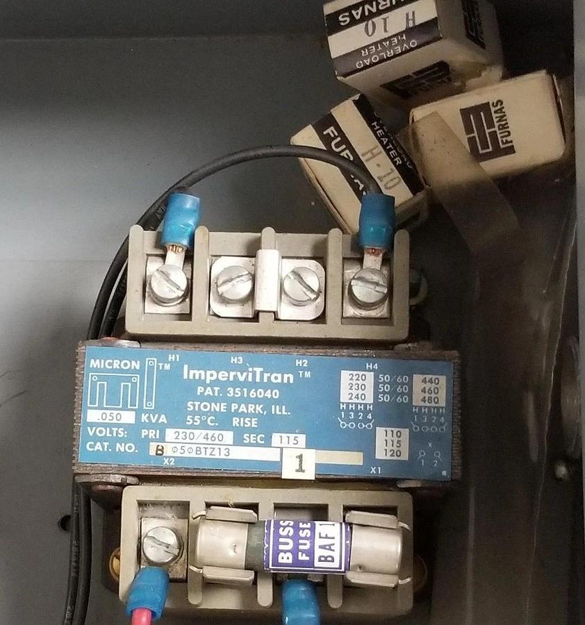 Used FURNAS ELECTRIC 14CF33EA-BA STARTER ASSEMBLY 14CF32AAA 18AMP, B050BTZ13