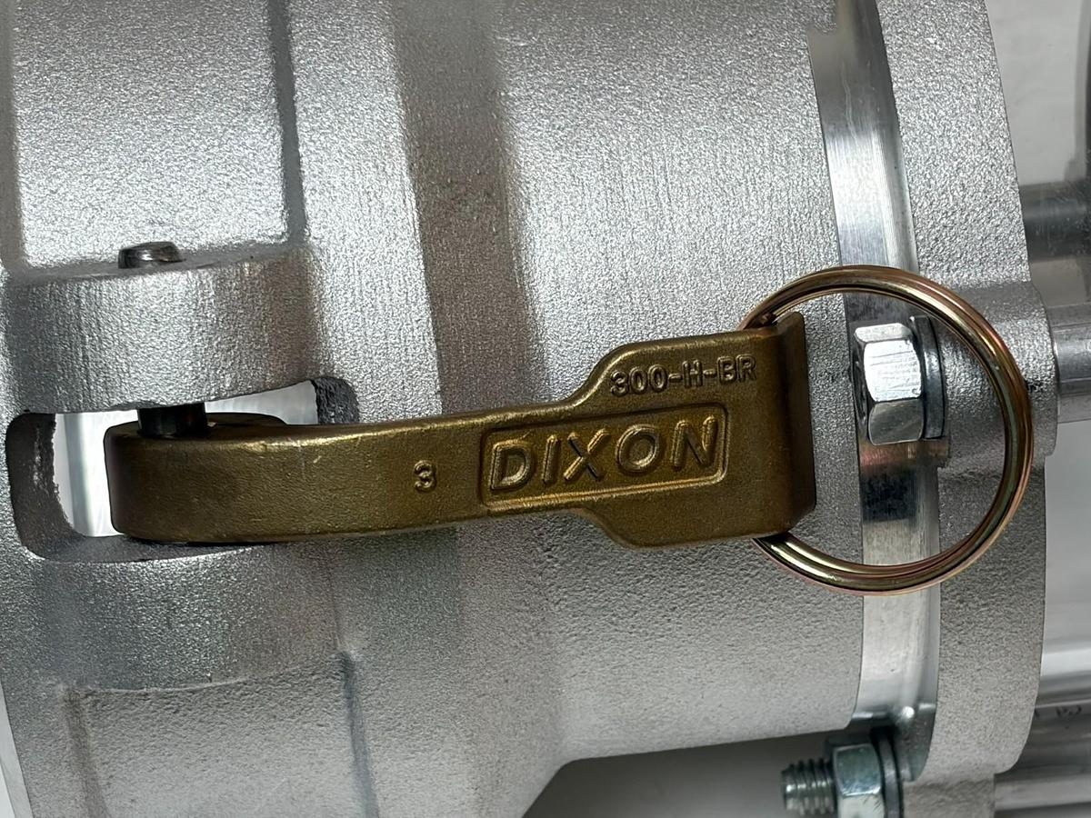 Used Dixon Bayco 3544CA 4" Cam & Groove In-Line Sight Glass Coupler Adapter Aluminum