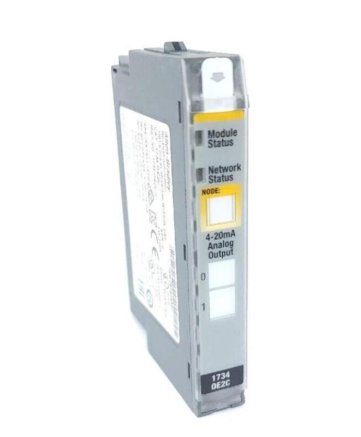 Used NIB ALLEN BRADLEY 1734-OE2C SER. C POINT I/O 2 POINT ANALOG OUTPUT MODULE