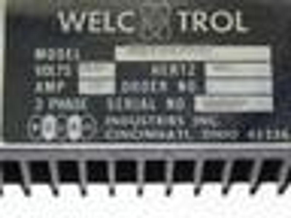 Used WELCO TECHNOLOGIES 14020E-00 ANALOG CONTROLLER W/ 71-077-061-002 POWER BOARD