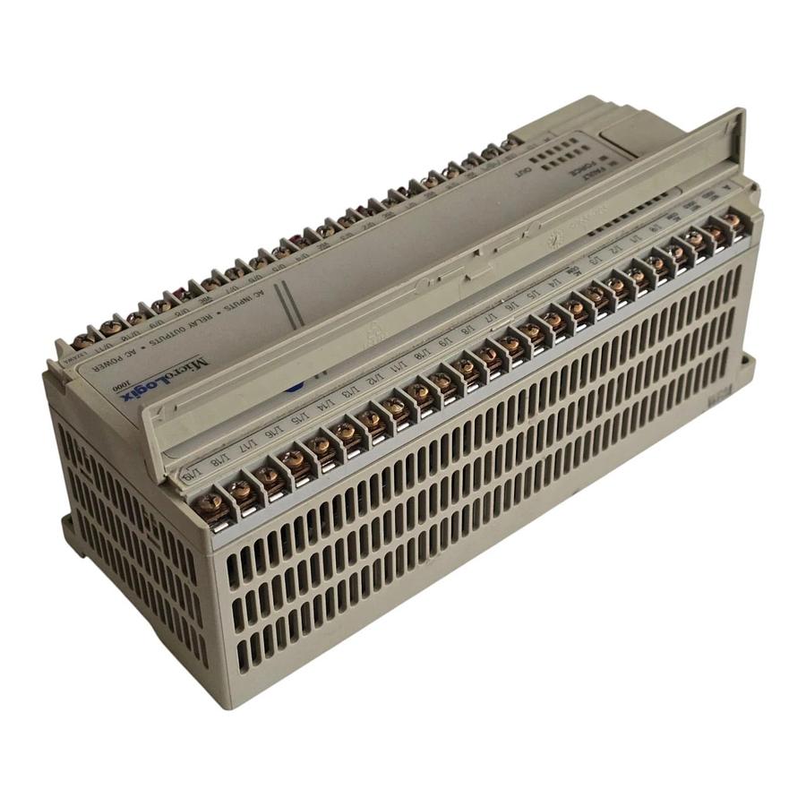 Used Allen Bradley 1761-L32AWA /D MicroLogix 1000 32-PT I/O Controller FRN 1.0 USPI