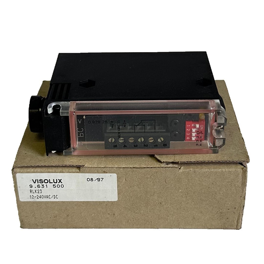 Used NEW PEPPERL & FUCHS VISOLUX RLK-23 / RLK23 PHOTOELECTRIC SENSOR 9.631 500