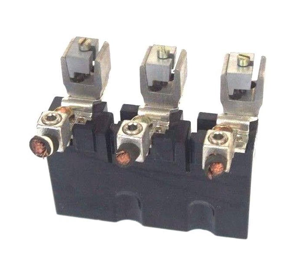 Used ALLEN BRADLEY 1494V-FS100 SERIES B FUSE BLOCK 1494VFS100, 100A, 600V