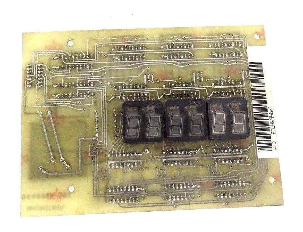 Used MICROTROL DC00005-502 DISPLAY BOARD DC00005502 W/ BECKMAN VC-525-01 CONVERTER