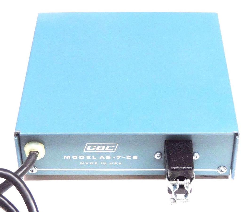 Used NIB GBC TV CORP. MODEL AS-7-CB PUMP SCANNER AS7CB