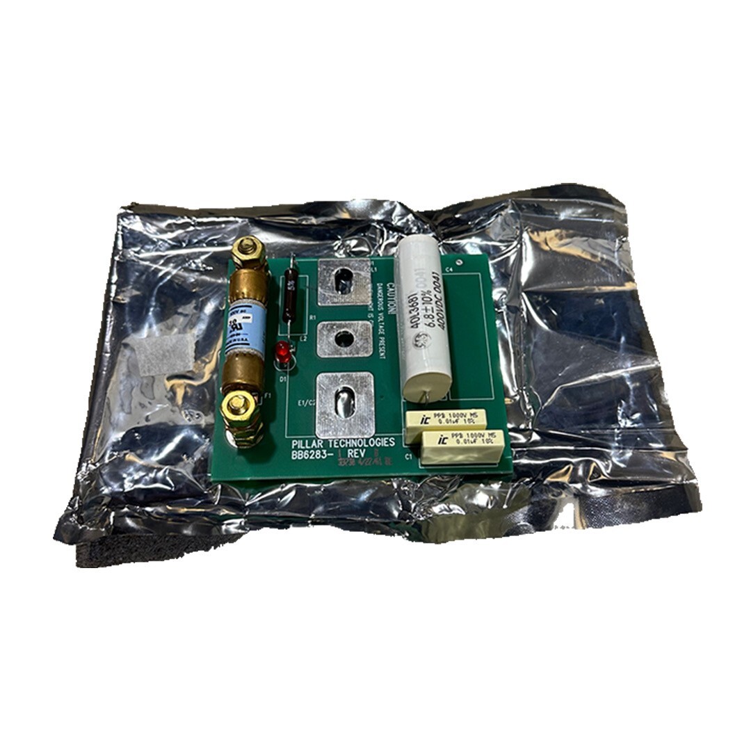 Used NEW PILLAR TECHNOLOGIES BB6283-1 / BB62831 REV. B SNUBBER CONTROL BOARD