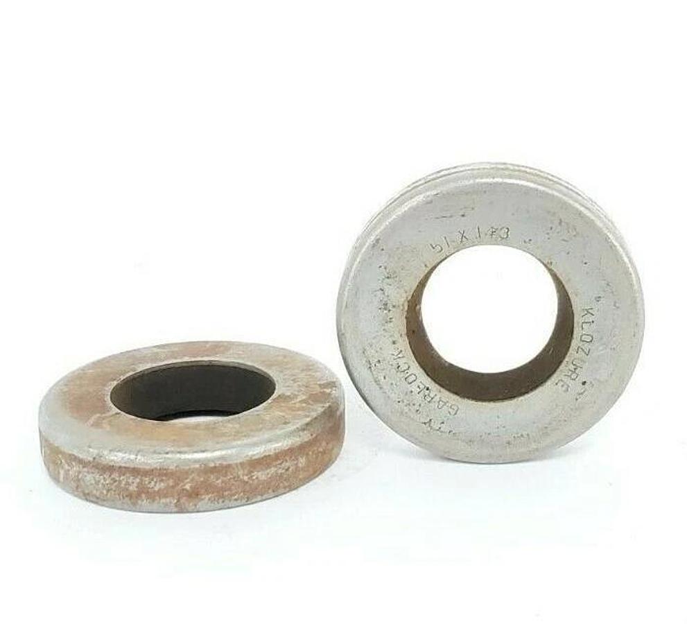 Used LOT OF 2 LAPP W-35186 CAUSTIC PUMP OIL SEALS W35186